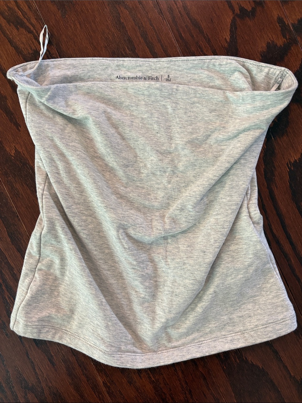 Abercrombie & Fitch Heather Gray Tube Top